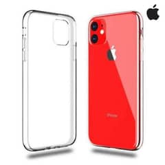 Transparent Plastic Mobile Cover for iPhone 11 & 11 Pro Max