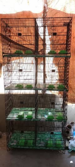 8 portion folding cage