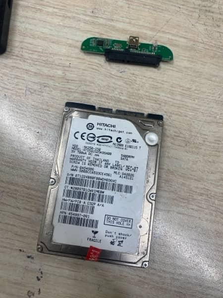 Hard Disk HDD 250 Gb with external case & wire 0