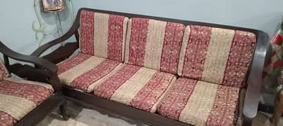 wooden sofa set