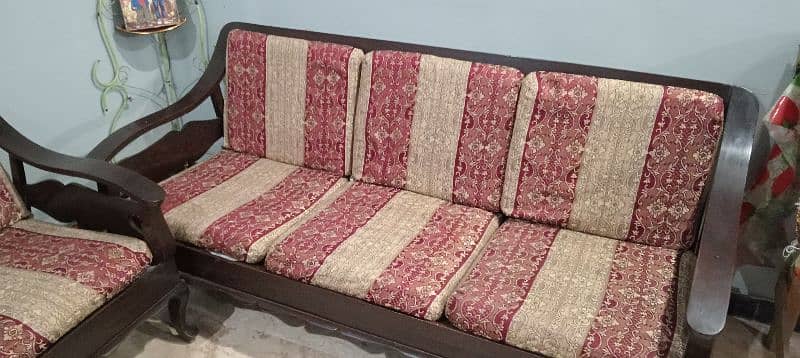 wooden sofa set 0