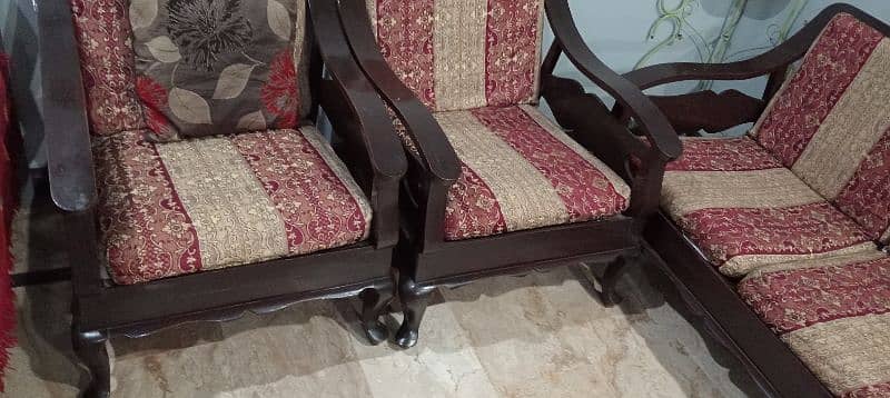 wooden sofa set 1