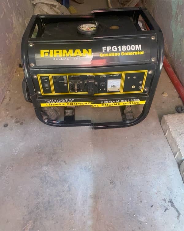 firman generator 1.5 kv  brand new 0