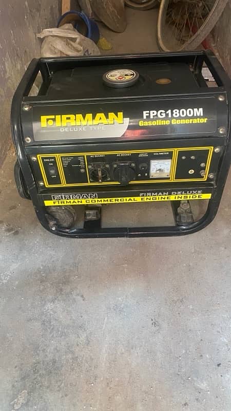 firman generator 1.5 kv  brand new 1