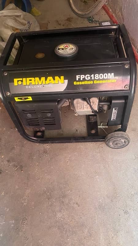 firman generator 1.5 kv  brand new 5