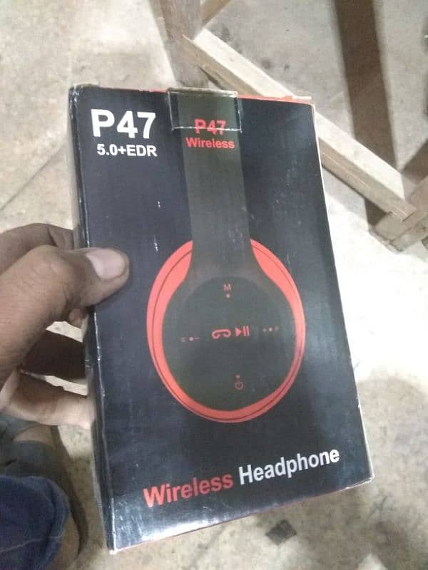 Brand new Headphones P47 2in1 option wire plus wireless selling 0