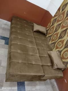 sofa cum bed_ SOLD بک گیا ھے