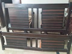 Wooden Double Bed (used)