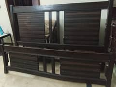 Wooden Double Bed (used) 10000/-