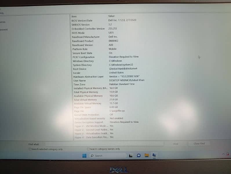 Dell G5 core i7 urgent sale (usa based) 3