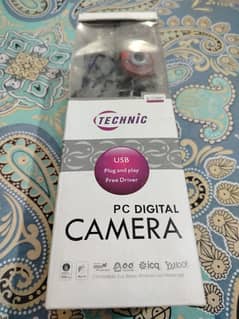 Web Camera & Mic Red Color