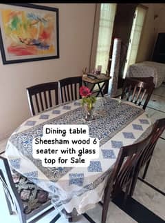 Sheesham wood Dining with with 6 Chairs