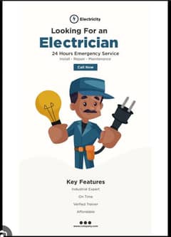 E Electrician available for home and office. 0/3/4/9/2/9/9/7/3/3/5