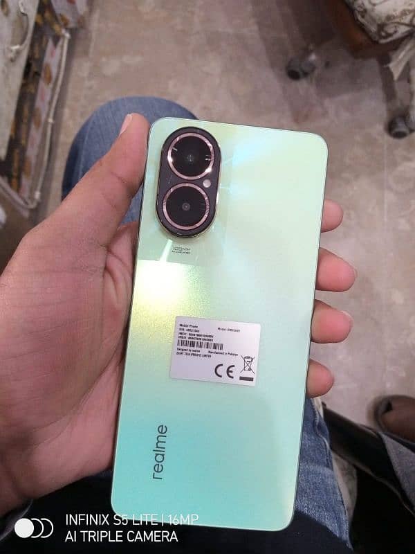 c67 realme complete Saman 3months warranty 2