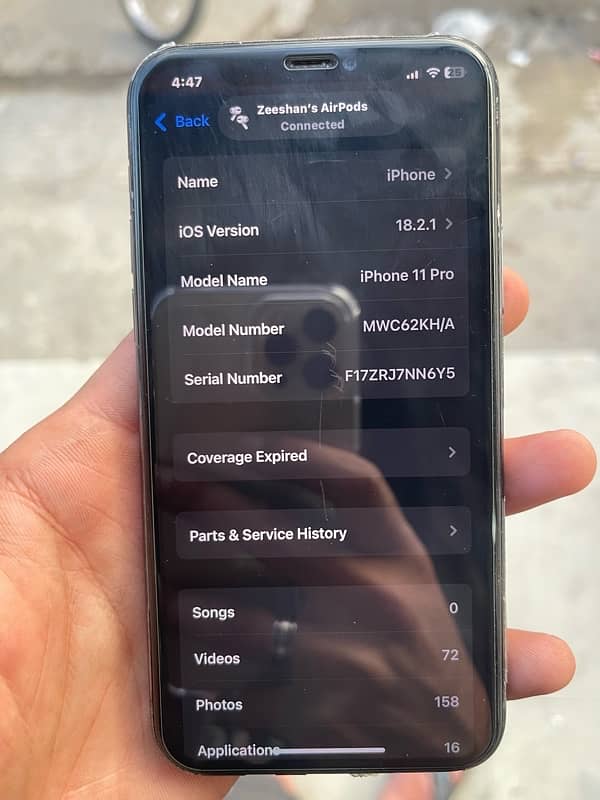 iphone11pro pta aprove 64GB 3