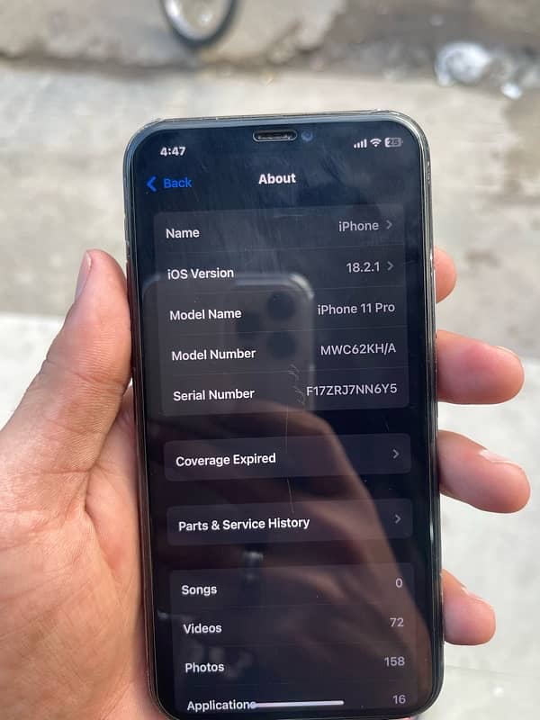 iphone11pro pta aprove 64GB 5