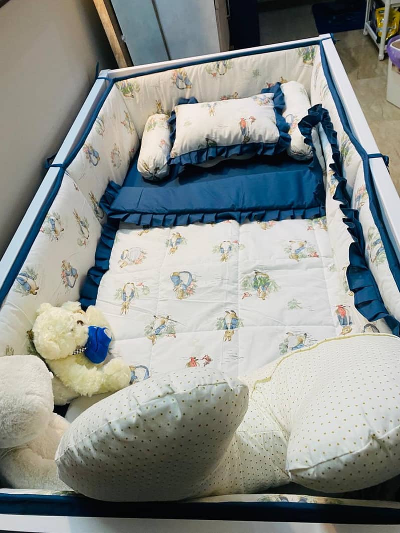 Imported baby cot | Kit & Kaboodle furniture | with mattress 4