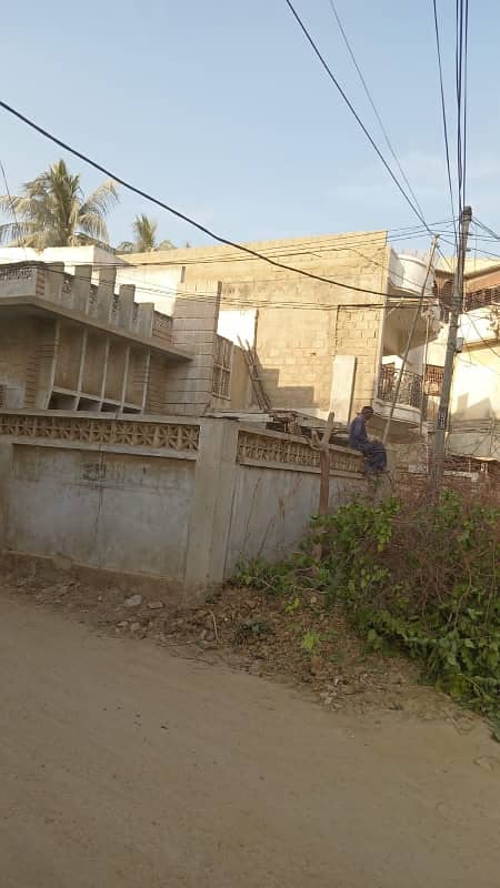 Corner Demolish House Near Hydri Block H 1