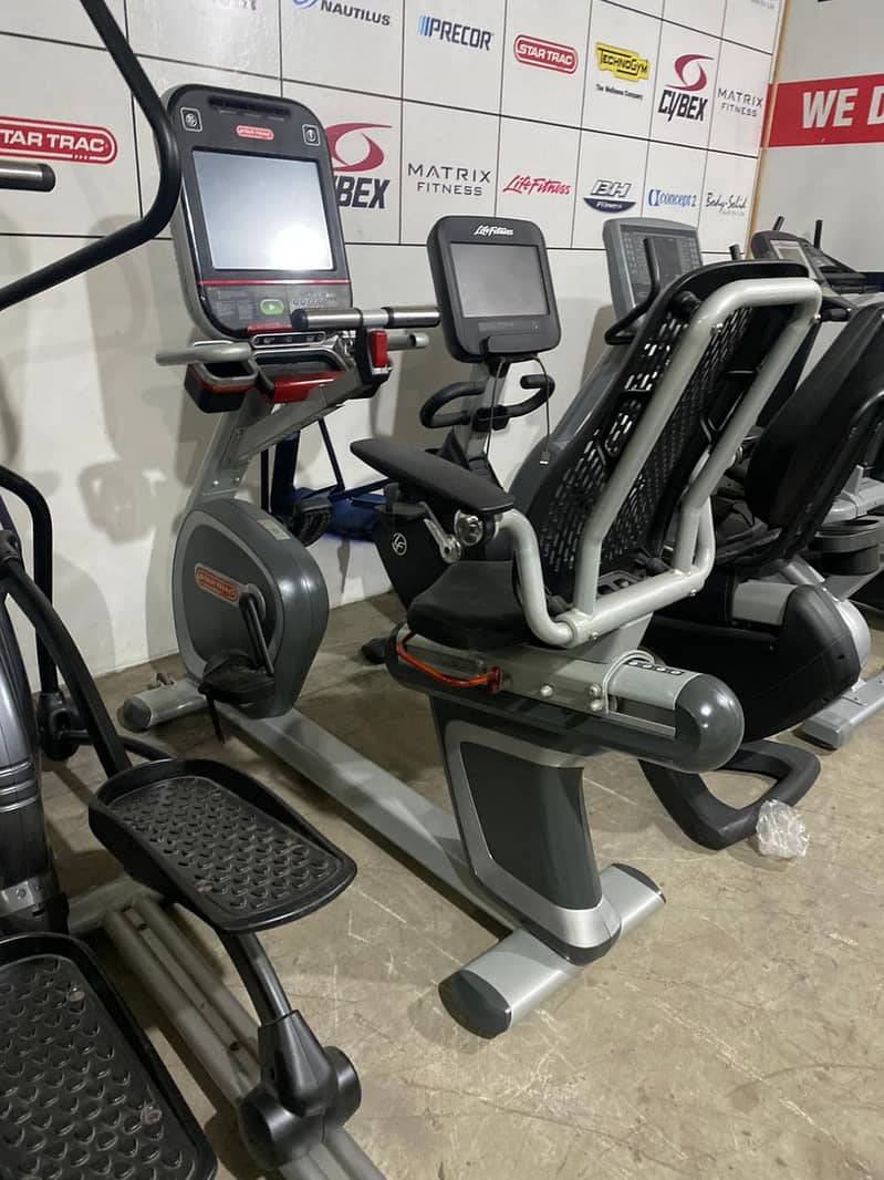 Lifefitness spin bike|Lifefitness achive eleptical|Startrac 8rb series 7