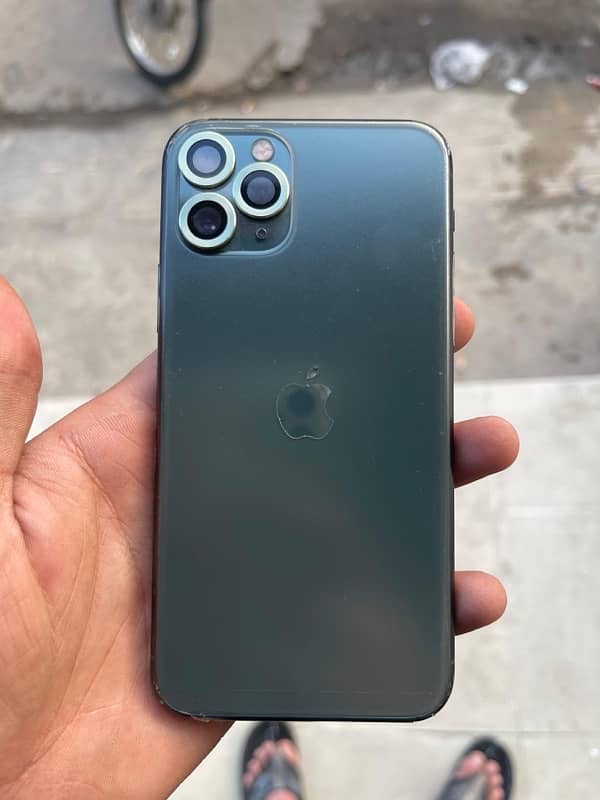 iphone 11 pro Pta Approved All ok just battery change No Any fault 0