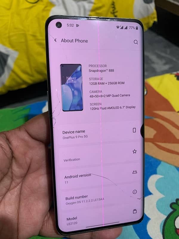 oneplus 9 Pro 5G.  12gb/256gb pta approved. 2