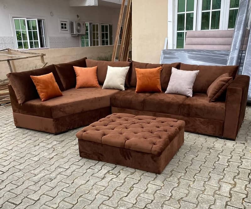 Sofa Set/L Shape Sofa/6 Seater Sofa/ Wooden Corner Sofa/Sofa Cum Bed/ 0