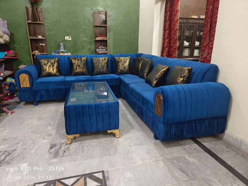 Sofa Set/L Shape Sofa/6 Seater Sofa/ Wooden Corner Sofa/Sofa Cum Bed/ 2