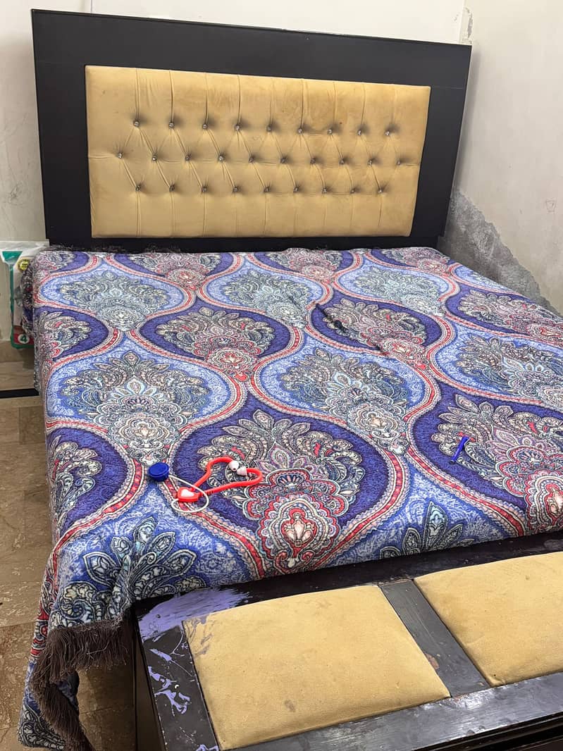 Bed Set | Bed | Double Bed With Matress for sale 1