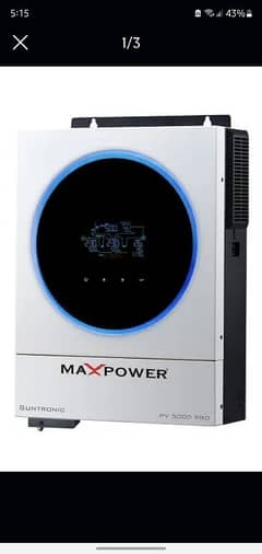 LIMITED OFFER: New Maxpower Suntronic Duo PV 5000 inverter pin packed