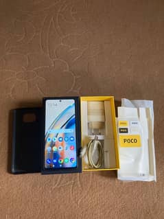 Poco x3 pro 6+4/128 with complete essocceriese pta official approved