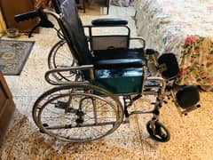 wheelchair+ foldable starcher used good condition