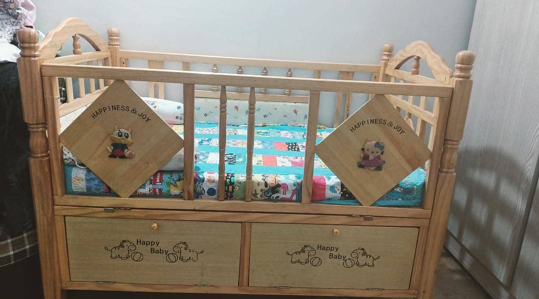 Baby Cot | Baby Crib | With Mattress | Negotiable 0