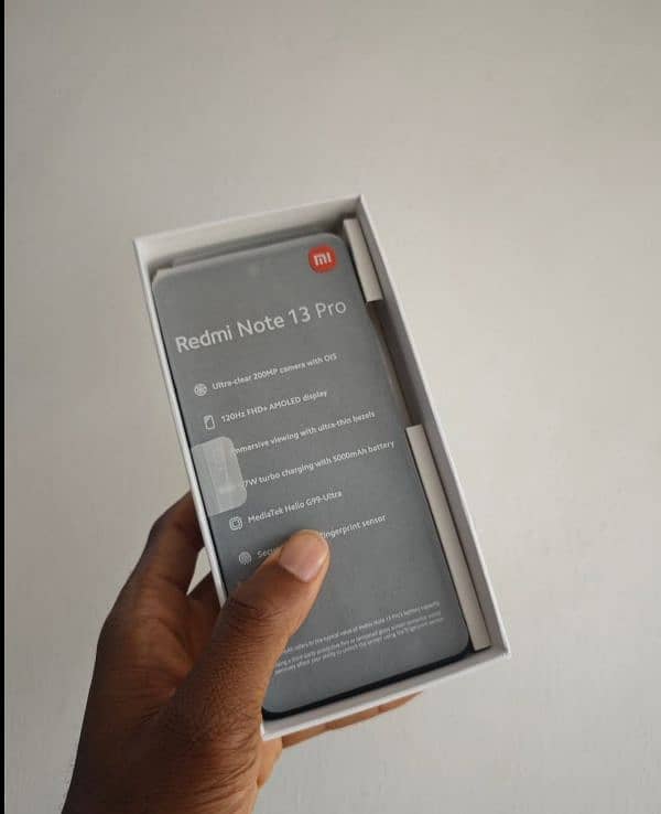 REDMI NOTE 13 PRO , JUST BOX OPEN , 8/286 , ONLY SALE NO EXCHANGE 3