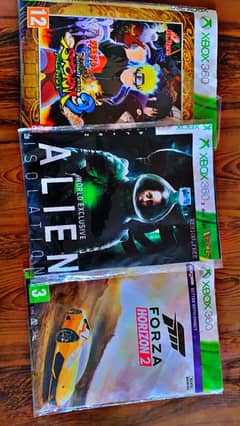 Pack of three Xbox 360 CD Games