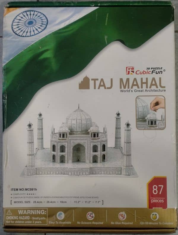 TAJ MAHAL 3D puzzle  world's Great Architecture 2