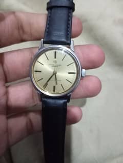 vintage facer leuba twin power watch