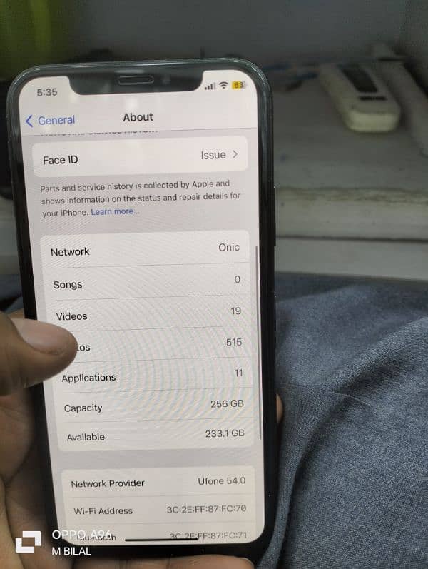 iphone x 256GB PTA Approved 3