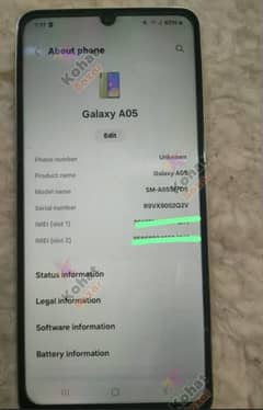 samsung A05 home use no open no repair full box 03047922950