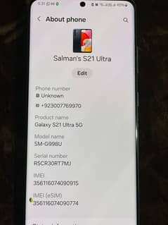 Samsung S21 Ultra PTA Approved