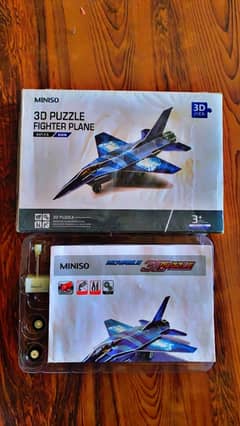 3-D puzzle fighter plane