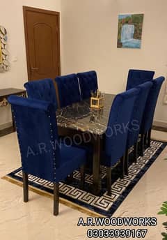 6 seater Dining Table | Dining Table for sale | 6 seater turkey style