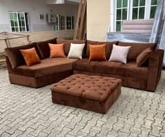 Sofa Set/L Shape Sofa/6 Seater Sofa/ Wooden Corner Sofa/Sofa Cum Bed/