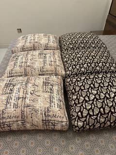 Six Pieces Large Cushions