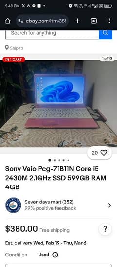 sony vaio laptop i3 0*3*2*2*4*1*1*8*2*8*7