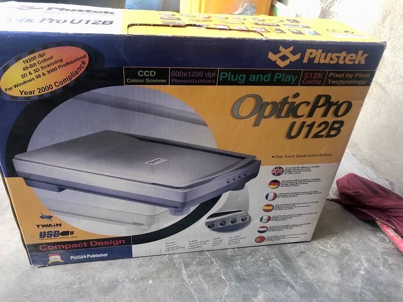 unused plus tel opticPro U12B Scanner 2