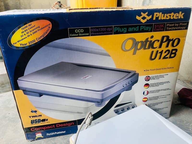 unused plus tel opticPro U12B Scanner 5