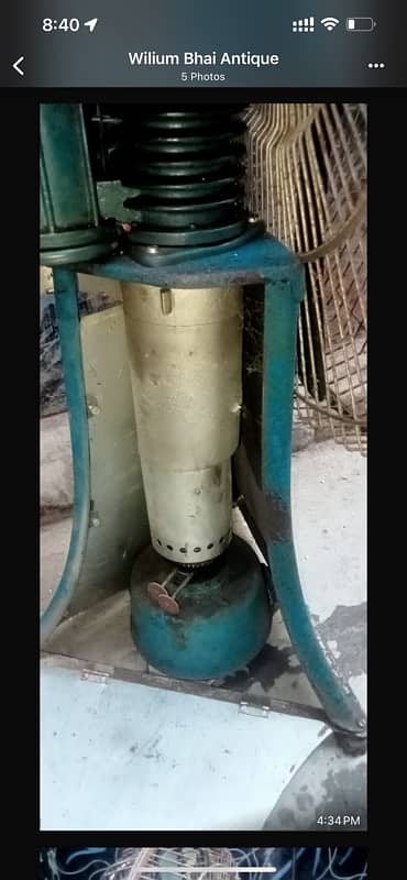 antique kerosine oil fan 5