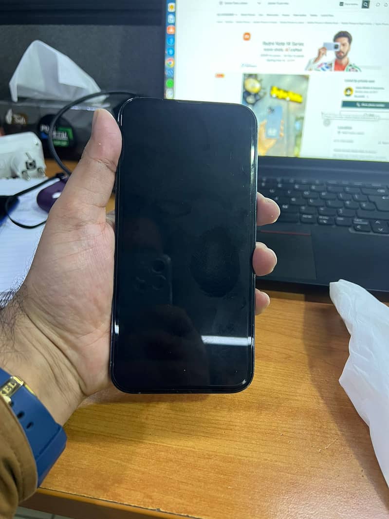 iPhone 13 Pro Max 128gb nonPta Not JV Minor Crack on back Price FNF 1