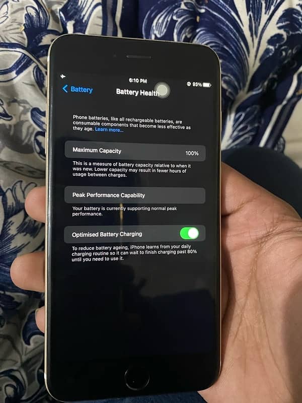 iPhone 6s Plus 32gb  non pta battery health 100 2