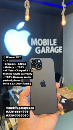 Iphone 15 Jv 128gb Just Like brand New